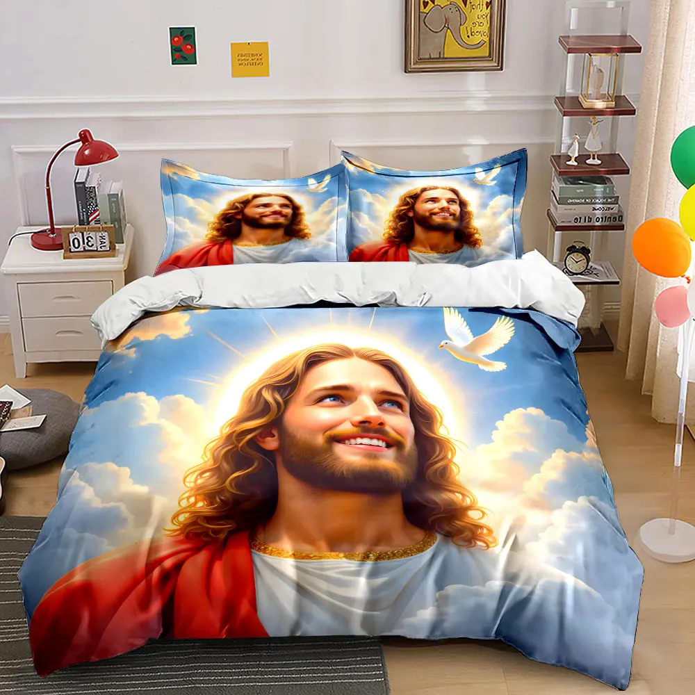 "Spiritual Themed Three-Piece Decor Set" Exquisite three-piece bedding set gift for kids and adults
"Spiritual Themed Three-Piece Decor Set" Exquisite three-piece bedding set gift for kids and adults