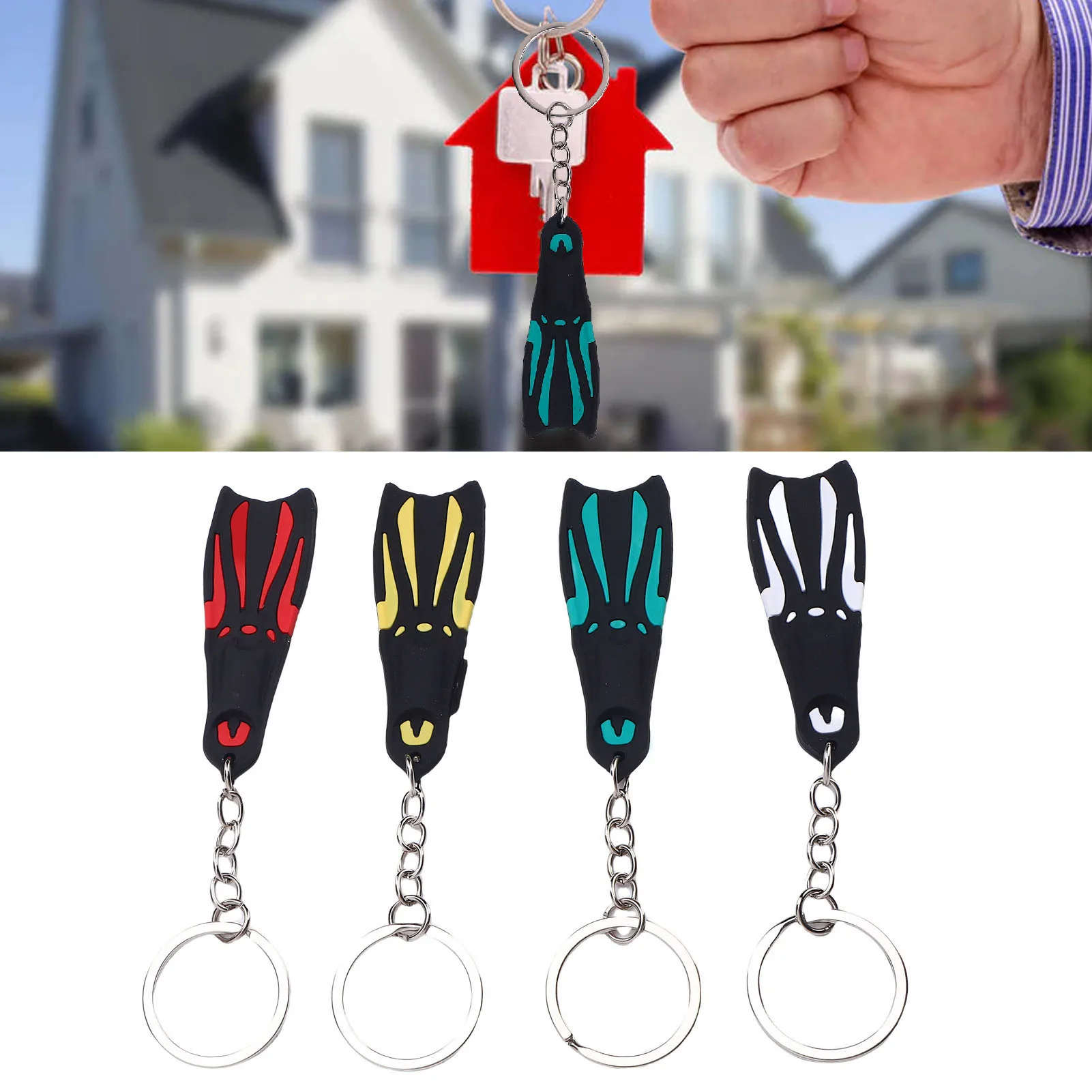 Diving Fin Keychain Pendant Silicone Dive Flipper Keychain Pendant for Wallets Phones Handbags Silicone Diving Fin Keychain
Diving Fin Keychain Pendant Silicone Dive Flipper Keychain Pendant for Wallets Phones Handbags Silicone Diving Fin Keychain
