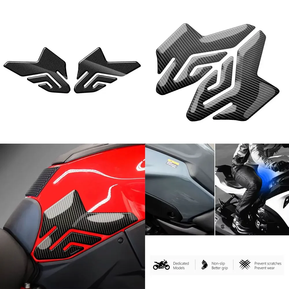 Applicable to Motorcycle Carbon Side Tank Pad Protection Knee Grip for Ducati Multistrada V4 1100 Sport 1100S 2021-2024
Applicable to Motorcycle Carbon Side Tank Pad Protection Knee Grip for Ducati Multistrada V4 1100 Sport 1100S 2021-2024