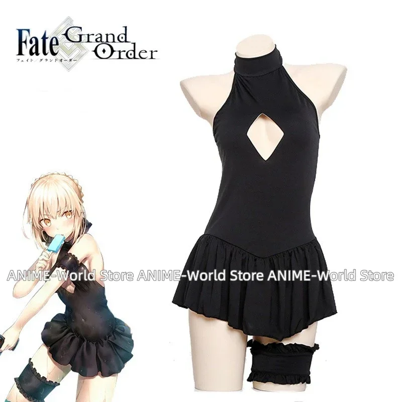 Аниме FGO, сексуальный косплей альтер-саблей, Fate Grand Order, женский купальник Fate Stay Niight, черный купальник Sukumizu
Аниме FGO, сексуальный косплей альтер-саблей, Fate Grand Order, женский купальник Fate Stay Niight, черный купальник Sukumizu