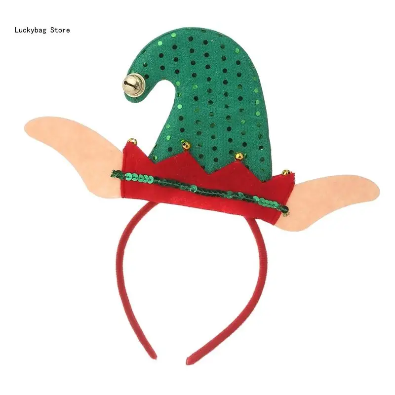 Festive Green Elf Headband for Christmas Celebrations Headpieces Soft and Convenient Decoration for Adult and Children
Festive Green Elf Headband for Christmas Celebrations Headpieces Soft and Convenient Decoration for Adult and Children