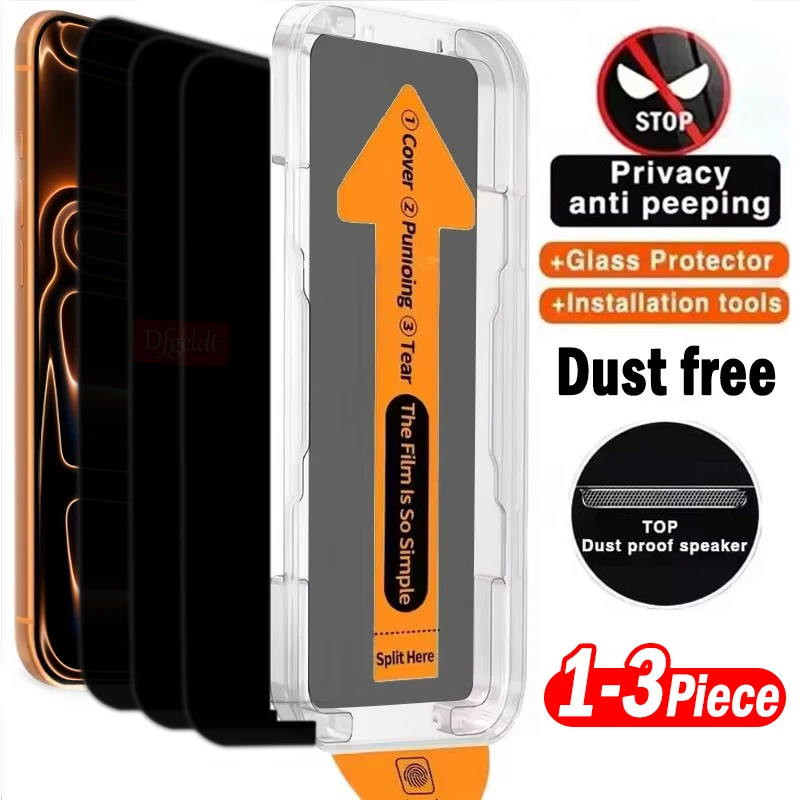 Oleophobic Coating Privacy Screen Protector For iPhone Air 17 16 15 14 13 12 Pro Max Plus 16e Dust Free Easy Installation Glass
Oleophobic Coating Privacy Screen Protector For iPhone Air 17 16 15 14 13 12 Pro Max Plus 16e Dust Free Easy Installation Glass