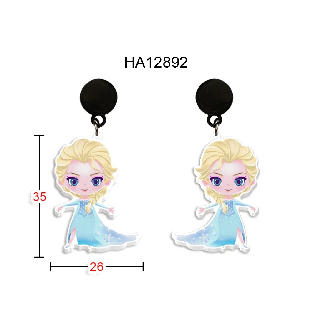 Disney Princess Elsa Anna Frozen 2 Pendant Earrings Design Drop Earrings Acrylic Resin Women Girl Jewelry Gifts Accessories
Disney Princess Elsa Anna Frozen 2 Pendant Earrings Design Drop Earrings Acrylic Resin Women Girl Jewelry Gifts Accessories