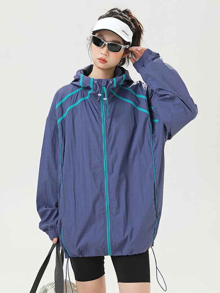Легкая летняя ветровка для пар с защитой от солнца и УФ-излучения, для активного отдыха, походов и альпинизма, с капюшоном
Легкая летняя ветровка для пар с защитой от солнца и УФ-излучения, для активного отдыха, походов и альпинизма, с капюшоном