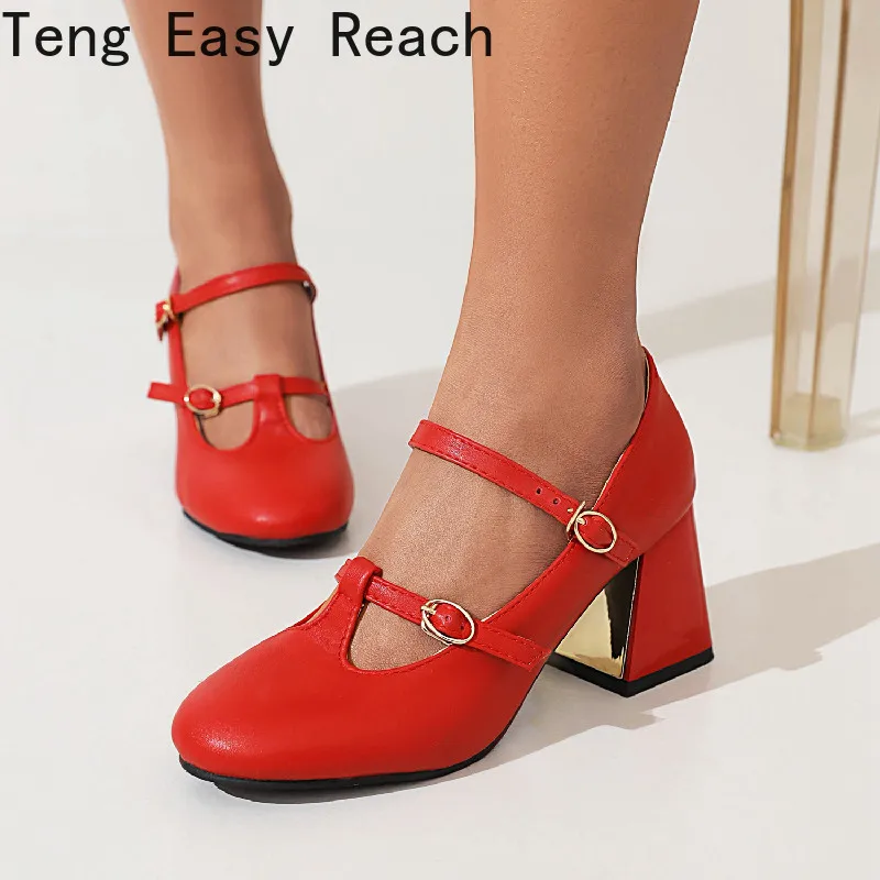 2022 New Womens Spring chunky heel Shoes Fashion Office Lady Heels Elegant party round head High Heeled Shoes Plus size 34-43
2022 New Womens Spring chunky heel Shoes Fashion Office Lady Heels Elegant party round head High Heeled Shoes Plus size 34-43