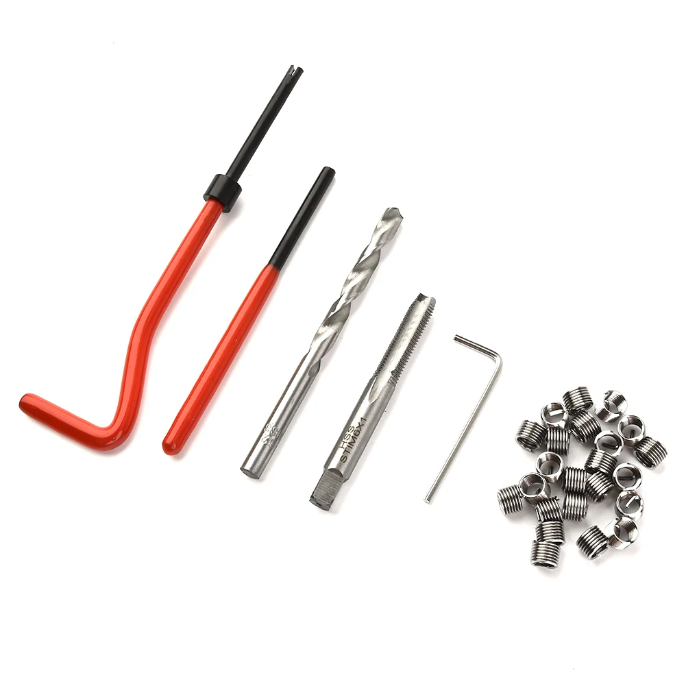 Driver Thread Repair Inserts Set 30pcs Bore HSS Metric DIY Installation Disassembly Spanner Wrench Accessories
Driver Thread Repair Inserts Set 30pcs Bore HSS Metric DIY Installation Disassembly Spanner Wrench Accessories