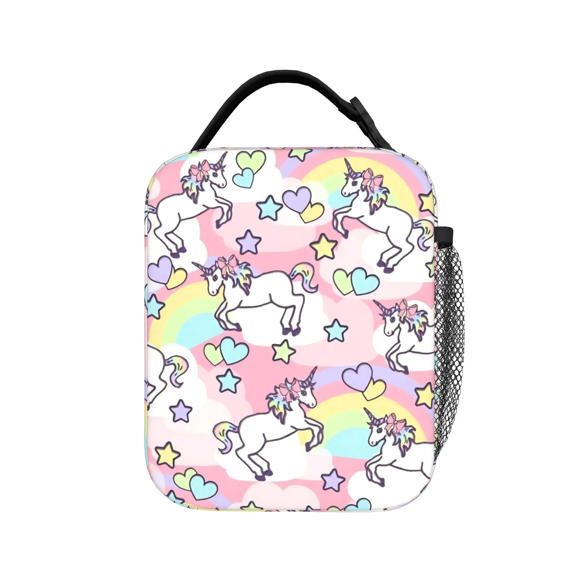 Dreamy Bow Unicorn Lunch Bag For Women Print Office Lunch Box Vintage Portable Oxford Cooler Bag
Dreamy Bow Unicorn Lunch Bag For Women Print Office Lunch Box Vintage Portable Oxford Cooler Bag
