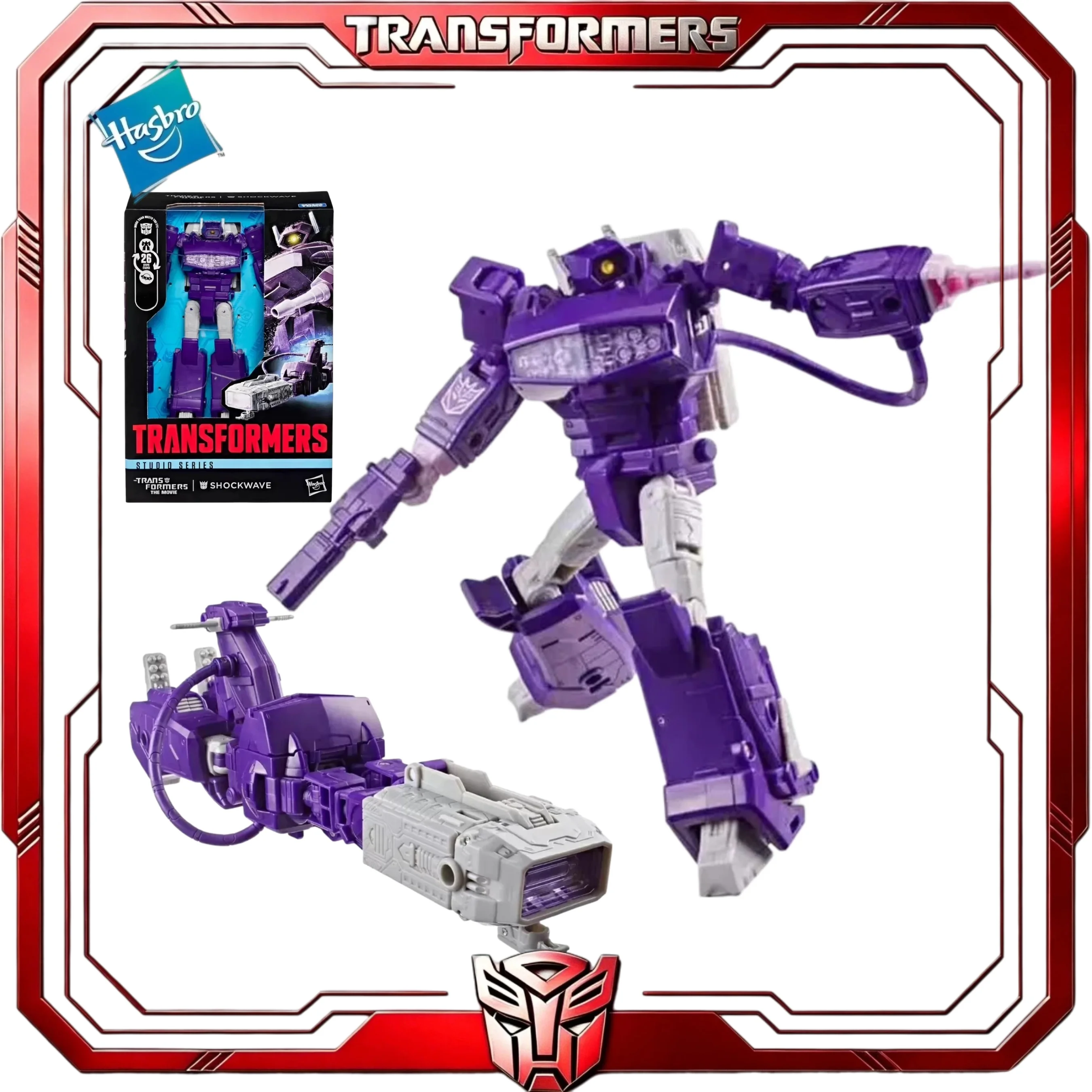In Stock Transformers Studio Series 86 Voyager Shockwave Hasbro 1986 Movie Spacecraft Collectible Action Figure Gift For Fans
In Stock Transformers Studio Series 86 Voyager Shockwave Hasbro 1986 Movie Spacecraft Collectible Action Figure Gift For Fans