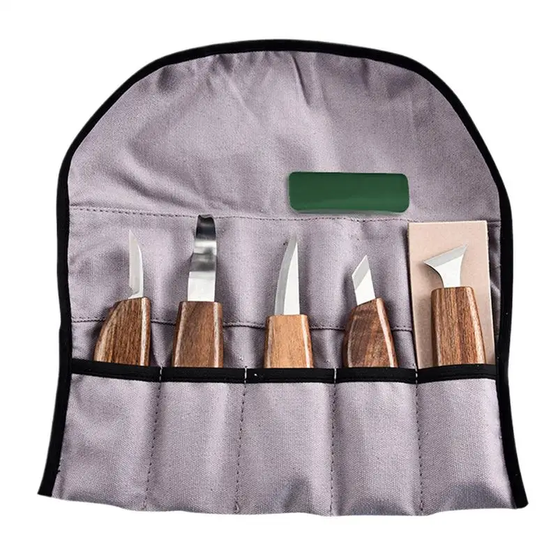 Wood Whittling Kit Set Of 8 Spoon Carving Tools Multi-Purpose Wood Chisel Tools Portable Hand Carve Tool Kit For Wood Soap 
Wood Whittling Kit Set Of 8 Spoon Carving Tools Multi-Purpose Wood Chisel Tools Portable Hand Carve Tool Kit For Wood Soap