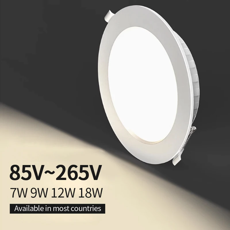 AC220v LED downlight embedded 4-inch 6-inch 7W 9W 12W18W panel light 85V~265V multi-national universal voltage high brightness
AC220v LED downlight embedded 4-inch 6-inch 7W 9W 12W18W panel light 85V~265V multi-national universal voltage high brightness