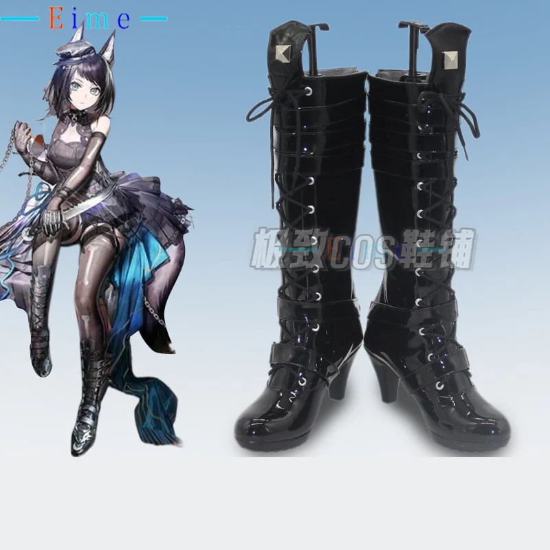 Yahata Umiri Black High Heels Game ArknightsCosplay Shoes Props PU Leather Shoes Halloween Carnival Boots Custom Made
Yahata Umiri Black High Heels Game ArknightsCosplay Shoes Props PU Leather Shoes Halloween Carnival Boots Custom Made