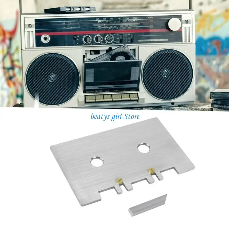 C7AB Metal Tape Recorders Accessory Set Highly-Precised Cassettes Gauge Head and Guide Meter with Check Bar Rod
C7AB Metal Tape Recorders Accessory Set Highly-Precised Cassettes Gauge Head and Guide Meter with Check Bar Rod