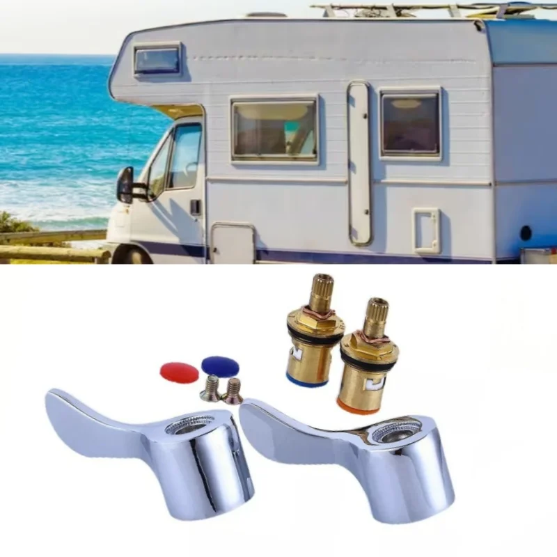 RV Lever Taps Handle Knob Replacement Kit Easy Install Turn Tap Valves Durable Water Control Fittings Caravan Motorhome
RV Lever Taps Handle Knob Replacement Kit Easy Install Turn Tap Valves Durable Water Control Fittings Caravan Motorhome