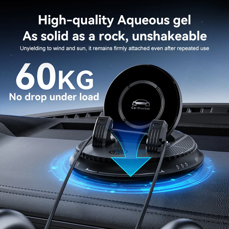 60KG Stability Car Phone Holder – Washable Gel Base, Triangular Lock, 360° Rotation for iPhone & Android – Dashboard Mount(D18)
60KG Stability Car Phone Holder – Washable Gel Base, Triangular Lock, 360° Rotation for iPhone & Android – Dashboard Mount(D18)