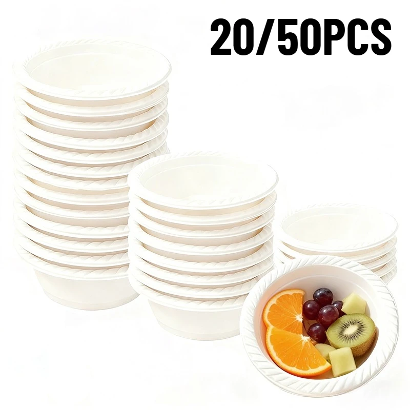 20/50 шт. одноразовые белые пластиковые миски для салатов, десертов, дней рождения, свадеб, вечеринок, ежедневного использования, для домашнего использования, для сервировки стола
20/50 шт. одноразовые белые пластиковые миски для салатов, десертов, дней рождения, свадеб, вечеринок, ежедневного использования, для домашнего использования, для сервировки стола