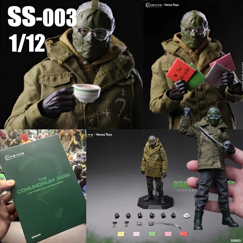 In Stock Venus Toys Ss003 1/12 Scale Male Soldier Conundrum Man Edward Full Set 6inch Action Figures Model Toy Fans Collect Toys
In Stock Venus Toys Ss003 1/12 Scale Male Soldier Conundrum Man Edward Full Set 6inch Action Figures Model Toy Fans Collect Toys
