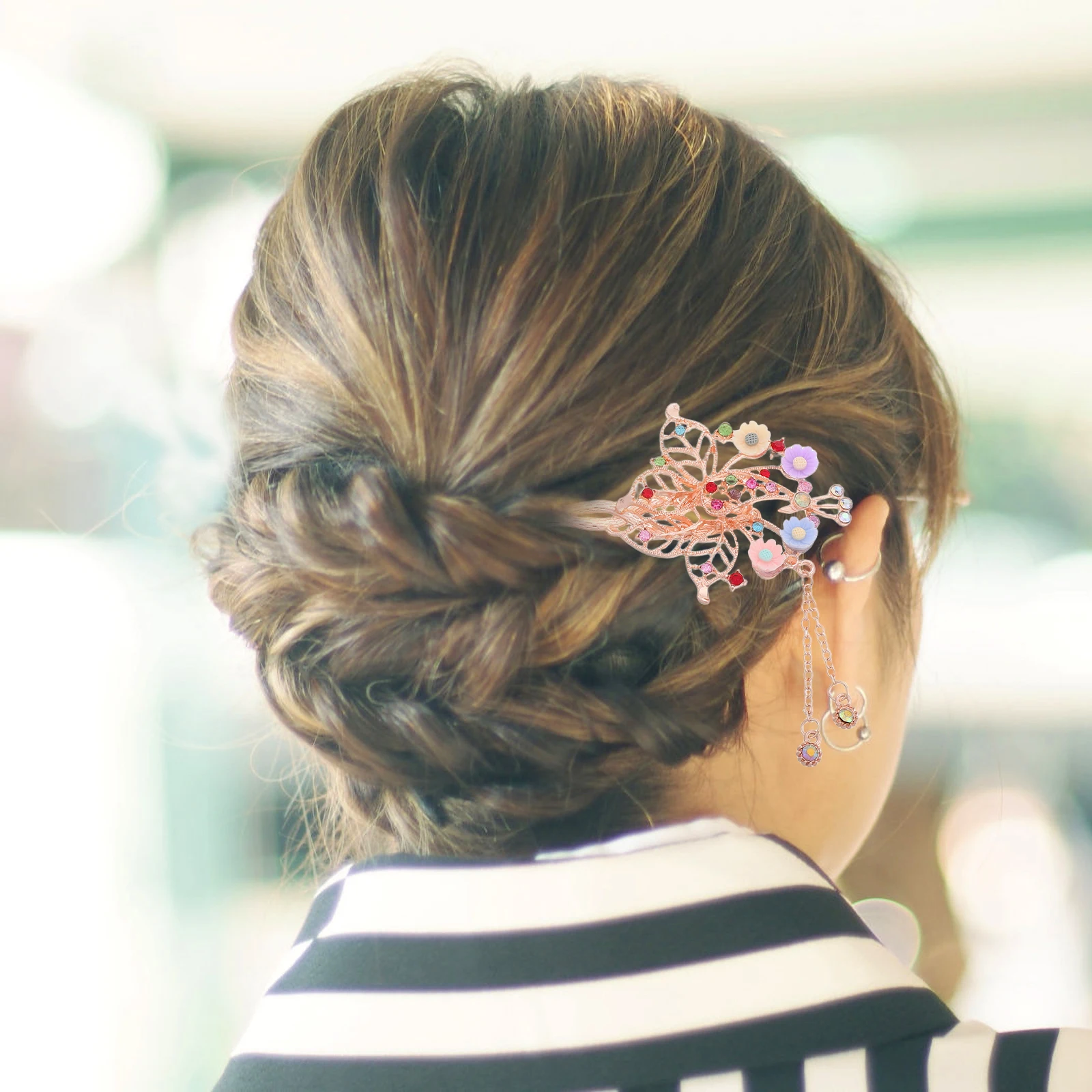 Hairpin Vintage Decor Chinese Clips Accessories Peacock Pins Chopsticks Tassel Plastics Flower Handmade for Weding
Hairpin Vintage Decor Chinese Clips Accessories Peacock Pins Chopsticks Tassel Plastics Flower Handmade for Weding
