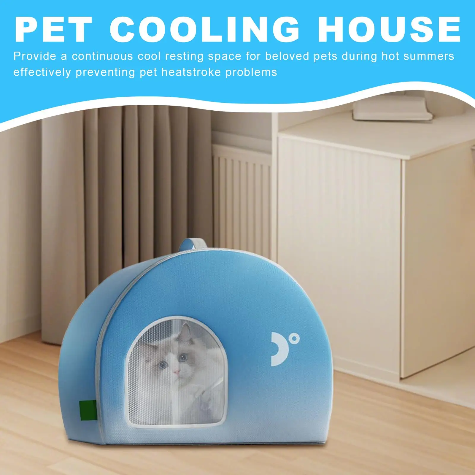 F2 Pet Cooling House Cats Ice Shelter Foldable Cooling House Weatherproof Large Pet Home High-Efficiency For Park Garden
F2 Pet Cooling House Cats Ice Shelter Foldable Cooling House Weatherproof Large Pet Home High-Efficiency For Park Garden