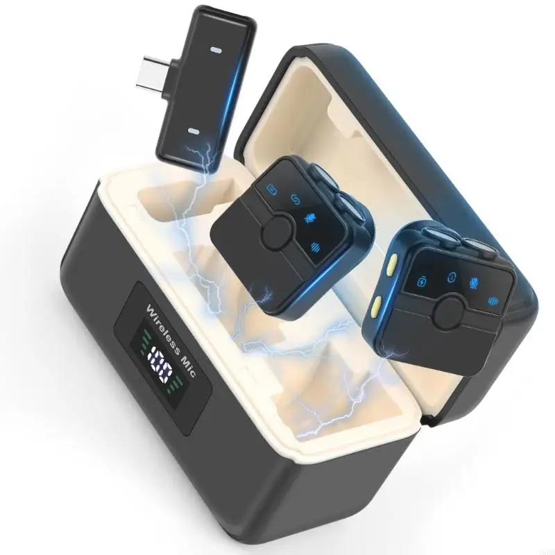 G6DD Rechargeable Microphone Charging Dock 48kHz 15ms Recording Background Noise Reduction Technology
G6DD Rechargeable Microphone Charging Dock 48kHz 15ms Recording Background Noise Reduction Technology