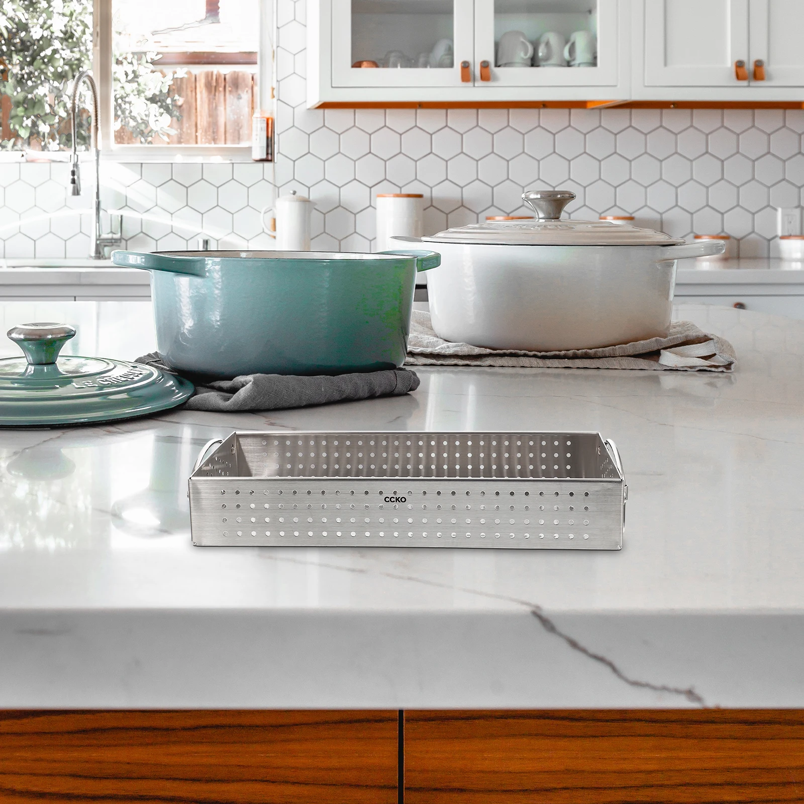 Cutlery Storage Box Stainless Steel Large Volume Utensil Container ganizer Drying Rack Mesh Design Kitchenware Holder
Cutlery Storage Box Stainless Steel Large Volume Utensil Container ganizer Drying Rack Mesh Design Kitchenware Holder