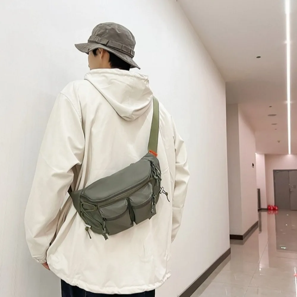 Zipper Nylon Men Waist Bag Large Capacity Y2k Multi-pocket Chest Bag Multi Functional Adjustable Strap Sports Fanny Pack Women
Zipper Nylon Men Waist Bag Large Capacity Y2k Multi-pocket Chest Bag Multi Functional Adjustable Strap Sports Fanny Pack Women