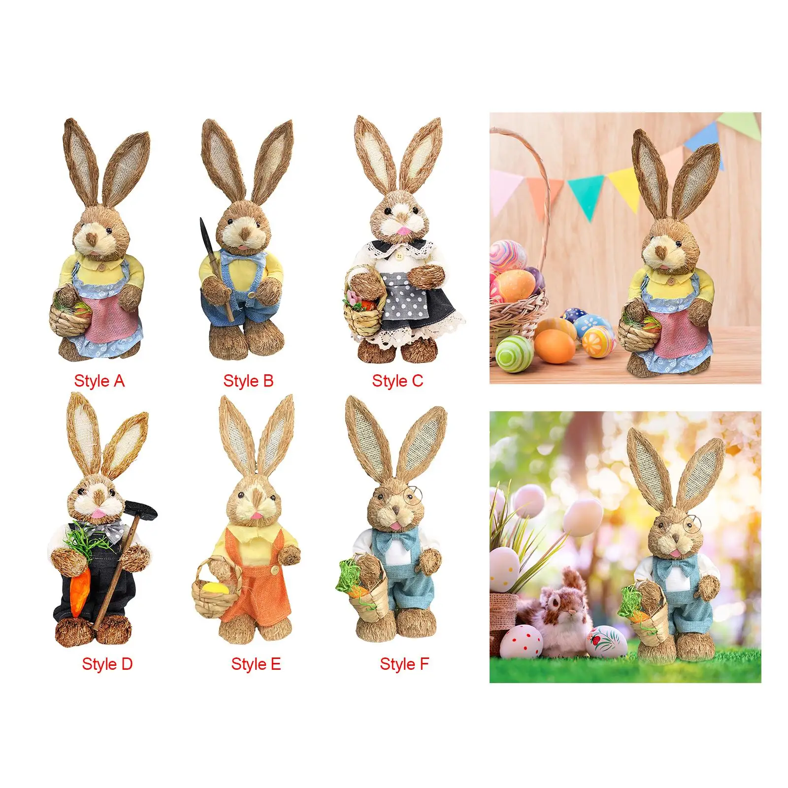 14inch Cartoon Easter Bunny Straw Figure Decoration Photography Props Cute Handicraft for , Shelves Versatile
14inch Cartoon Easter Bunny Straw Figure Decoration Photography Props Cute Handicraft for , Shelves Versatile