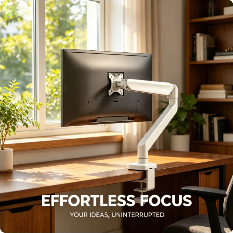 Gaming Single Monitor Arm Full Motion Ergonomic VESA Desk Mount Fits 14-32 Inch Flat Curved Screen Up to 19.8 Lbs
Gaming Single Monitor Arm Full Motion Ergonomic VESA Desk Mount Fits 14-32 Inch Flat Curved Screen Up to 19.8 Lbs