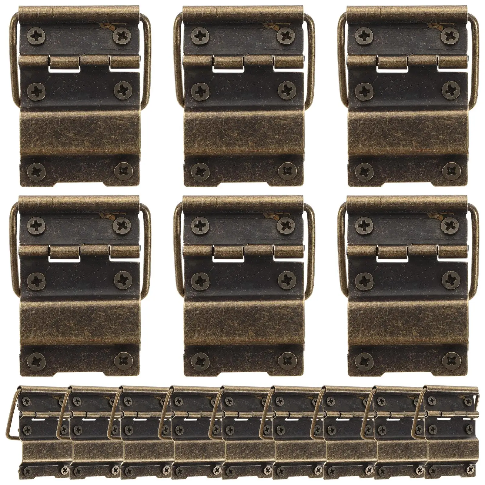 30pcs Wooden Hinges Mini Iron Chain Support Wooden Jewelry Case Hinges Six Holes Small Size Retro Metal Hardware
30pcs Wooden Hinges Mini Iron Chain Support Wooden Jewelry Case Hinges Six Holes Small Size Retro Metal Hardware