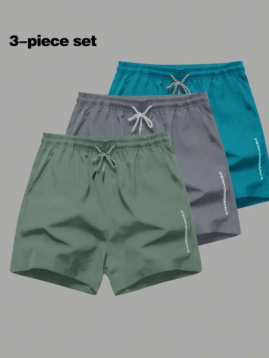 3-Piece Mens Summer Casual Shorts Set Breathable Lightweight Sport Beach Shorts
3-Piece Mens Summer Casual Shorts Set Breathable Lightweight Sport Beach Shorts