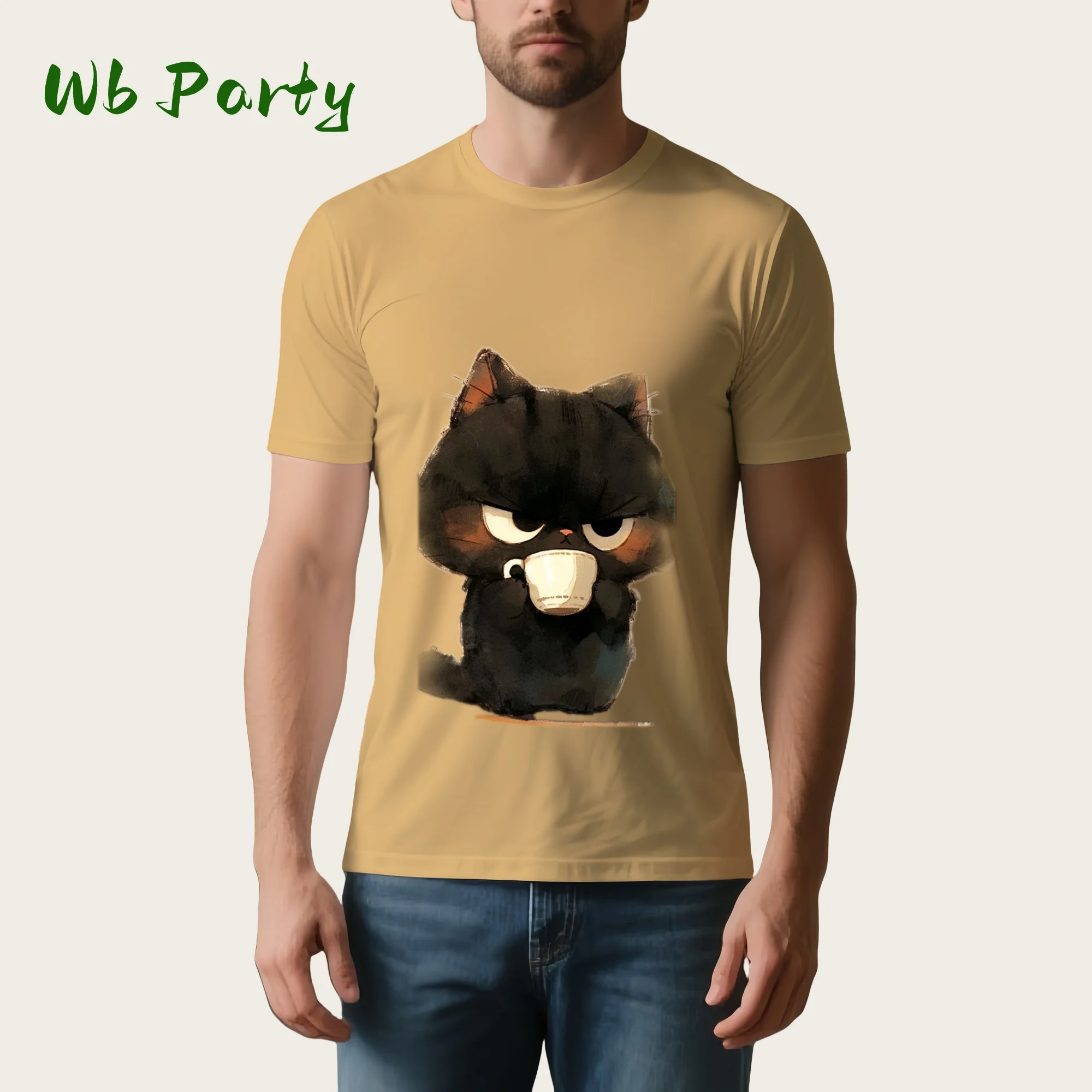 Cat 3D Print Men's T-Shirt Summer Outdoor Breathable Men Short Sleeve Fashionable Versatile Men's Clothing Fun Cartoon Men's Top
Cat 3D Print Men's T-Shirt Summer Outdoor Breathable Men Short Sleeve Fashionable Versatile Men's Clothing Fun Cartoon Men's Top