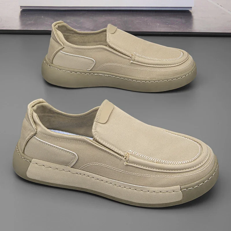 Men's Classic Retro Casual Shoe Cover Work Office Flat Shoes One Step Stepping Walking Shoes Daily Walking Driving Canvas Shoe
Men's Classic Retro Casual Shoe Cover Work Office Flat Shoes One Step Stepping Walking Shoes Daily Walking Driving Canvas Shoe