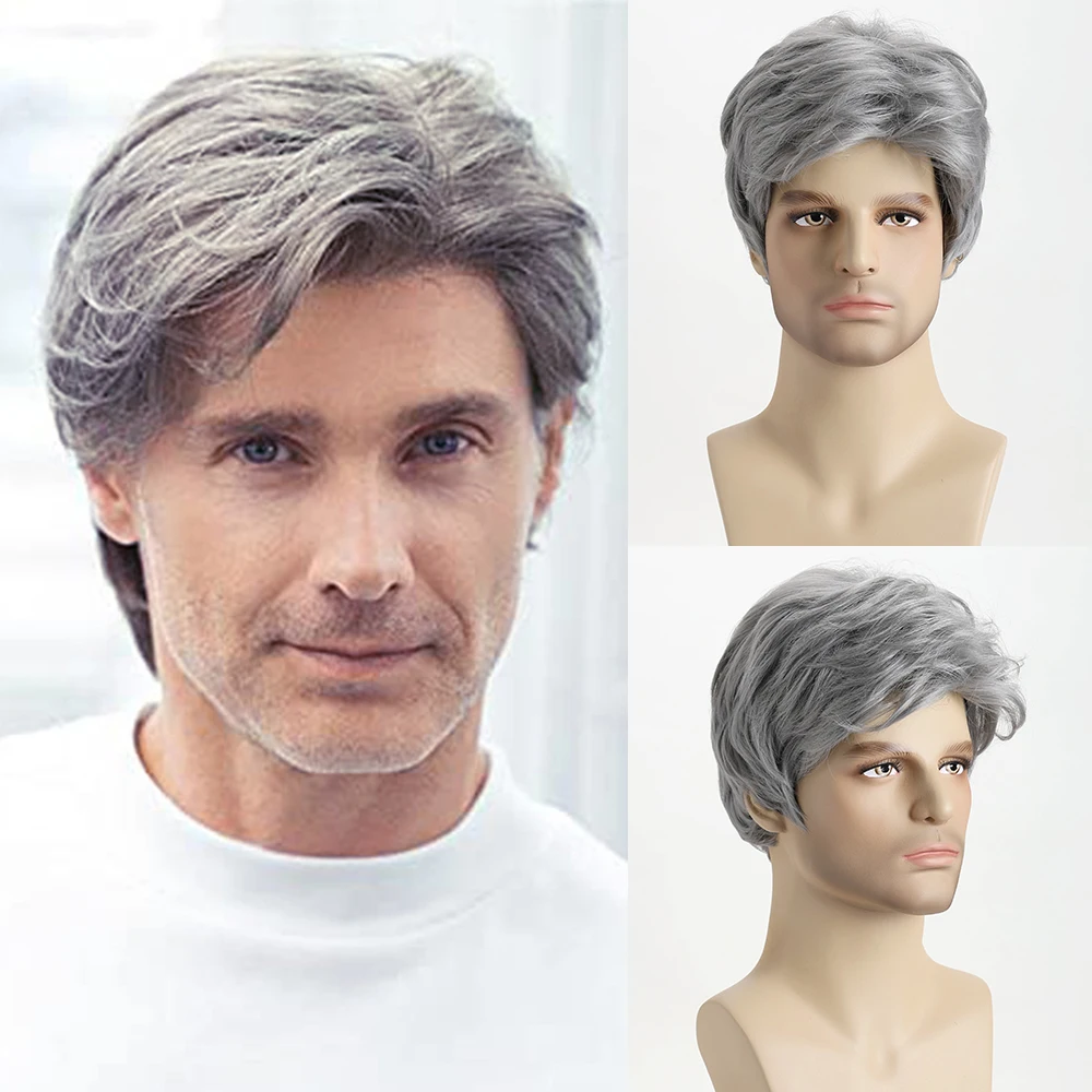 10 Inch Short Curly Synthetic Mixed Color Wig For Man Hair Heat Resistant Wigs With Bangs For Daily Use Halloween Wedding Ball
10 Inch Short Curly Synthetic Mixed Color Wig For Man Hair Heat Resistant Wigs With Bangs For Daily Use Halloween Wedding Ball