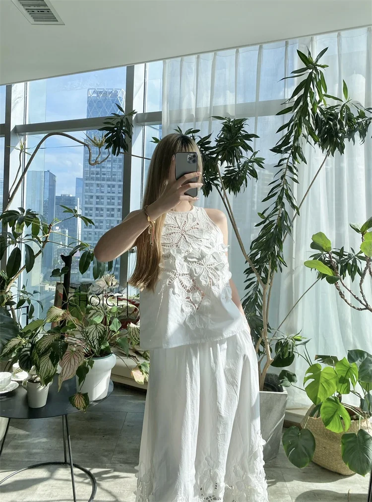 Комплект с юбкой и вышивкой в виде цветка Ele White Svel, модный летний наряд Susan, круглый Ne ort Sve
Комплект с юбкой и вышивкой в виде цветка Ele White Svel, модный летний наряд Susan, круглый Ne ort Sve