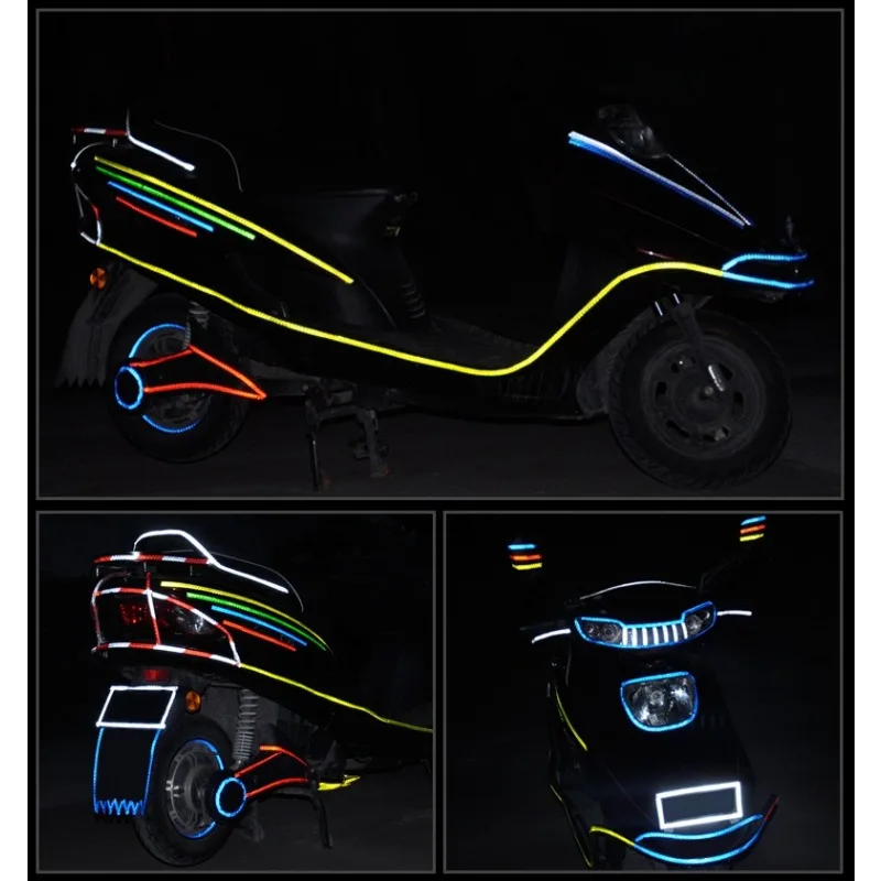 Waterproof Reflective Mountain Bicycle Bike Stickers Night Glow Safety Decals for Mountain Bicycle Motorcycle Accessories 
Waterproof Reflective Mountain Bicycle Bike Stickers Night Glow Safety Decals for Mountain Bicycle Motorcycle Accessories