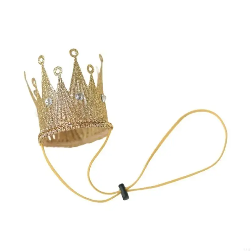 581F Girls Hair Ornament For Special Event Elastic Band Safe Comfortable Toddler Birthday Party Crowns Headwear
581F Girls Hair Ornament For Special Event Elastic Band Safe Comfortable Toddler Birthday Party Crowns Headwear