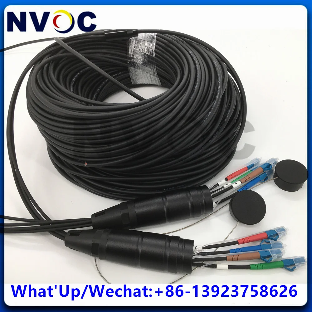 4Cores 250M 4C SM G657A1,5.0mm Black TPU PDLC/UPC Outdoor (White LC Boot) Fiber Optic Patch Cord Cable Connector Without Reel
4Cores 250M 4C SM G657A1,5.0mm Black TPU PDLC/UPC Outdoor (White LC Boot) Fiber Optic Patch Cord Cable Connector Without Reel