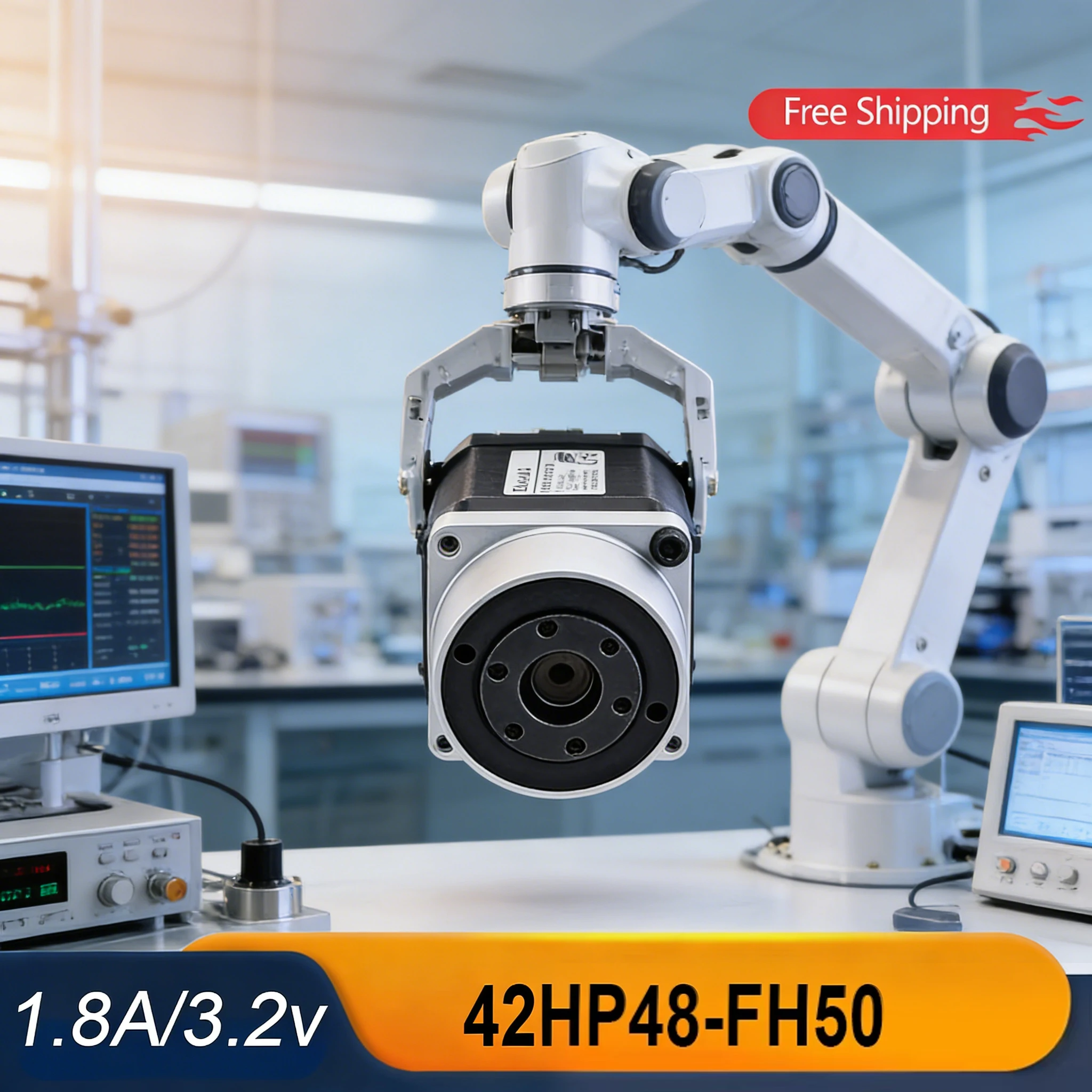 42HP48-FH50 1.8A 3.2v 42 Harmonic Reduction Motor Integrated Motor Industrial Robot High Precision Harmonic Reduction Device
42HP48-FH50 1.8A 3.2v 42 Harmonic Reduction Motor Integrated Motor Industrial Robot High Precision Harmonic Reduction Device 