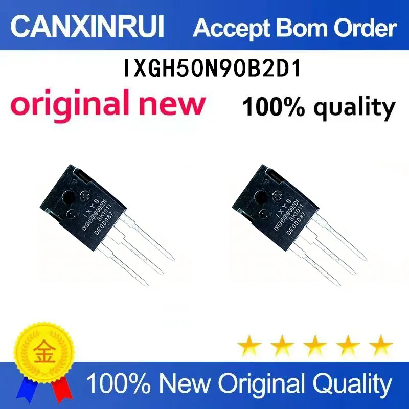 (5-100 Pieces) New stock IXGH50N90B2D1 IXGH50N90B201 TO-247 IGBT tube
(5-100 Pieces) New stock IXGH50N90B2D1 IXGH50N90B201 TO-247 IGBT tube