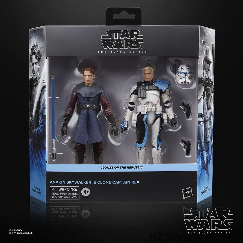 【Presale December】Hasbro STAR WARS The Black Series Anakin Skywalker & Clone Captain Rex 6 Inch Action Figures Vehicles G1733
【Presale December】Hasbro STAR WARS The Black Series Anakin Skywalker & Clone Captain Rex 6 Inch Action Figures Vehicles G1733