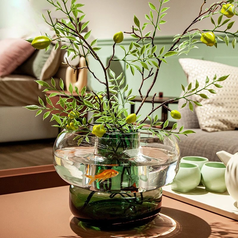 Fish tank flower device, personalized creative flower arrangement, fish tank dual-purpose glass bottle, modern Nordic style
Fish tank flower device, personalized creative flower arrangement, fish tank dual-purpose glass bottle, modern Nordic style