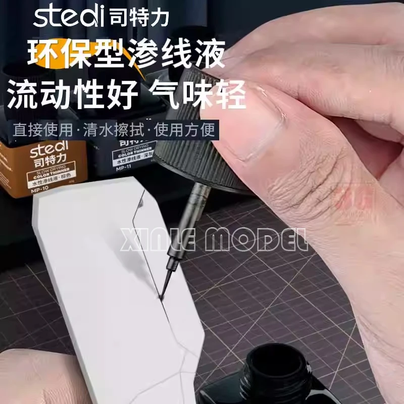 Stedi MP-20~24 Инструмент для раскрашивания моделей Mecha, жидкость для подкладки цветных панелей флуоресцентных цветов, проницаемые чернила на водной основе, 40 г, для хобби модели
Stedi MP-20~24 Инструмент для раскрашивания моделей Mecha, жидкость для подкладки цветных панелей флуоресцентных цветов, проницаемые чернила на водной основе, 40 г, для хобби модели