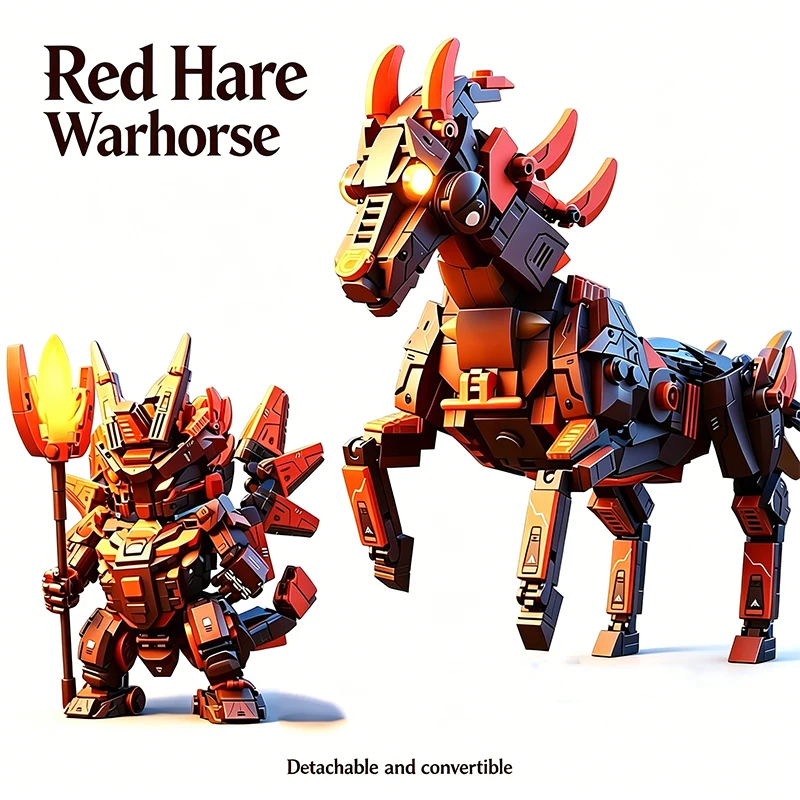 2in1 Transformable Robot Mecha Building Blocks Warhorse Animal Building Blocks DIY Children Toy Christmas Holiday Gift
2in1 Transformable Robot Mecha Building Blocks Warhorse Animal Building Blocks DIY Children Toy Christmas Holiday Gift