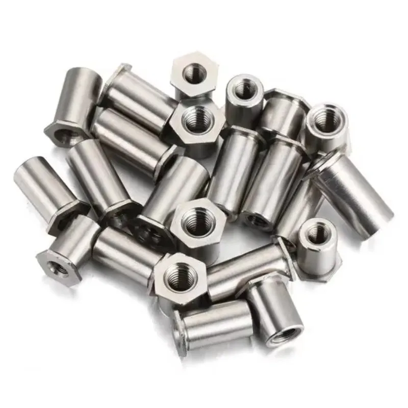 RTUCSAZ 10pcs M5 stainless steel through hole pressure riveting studs nut column furniture decoration 5mm-20mm length
RTUCSAZ 10pcs M5 stainless steel through hole pressure riveting studs nut column furniture decoration 5mm-20mm length