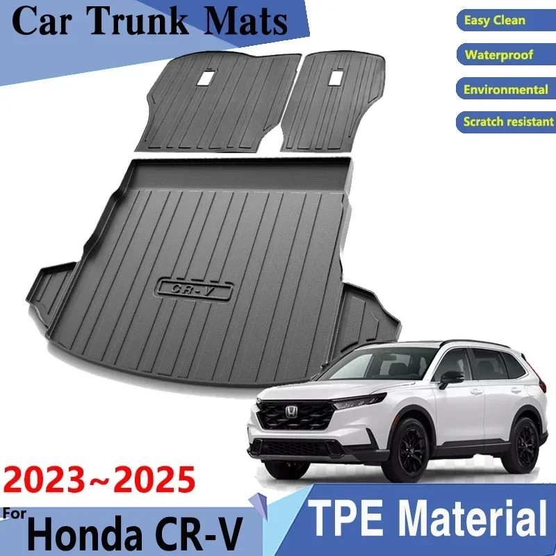 Car Trunk Mats For Honda CR V CRV Breeze 5seats RS MK6 2023 2024 2025 Car Easy Clean Rear Cargo Tray Trunk Rear Pads Accessories
Car Trunk Mats For Honda CR V CRV Breeze 5seats RS MK6 2023 2024 2025 Car Easy Clean Rear Cargo Tray Trunk Rear Pads Accessories