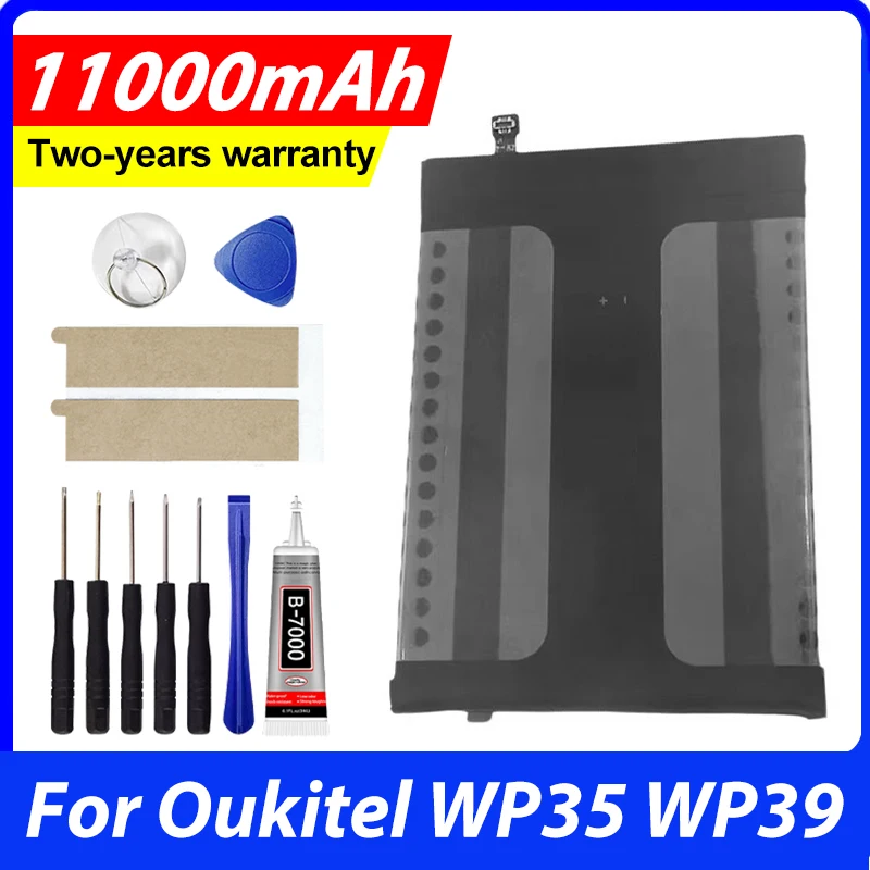 Brand New WP35 Battery High Capacity 11000mAh Battery Backup Replacement For Oukitel WP39 WP35 Smart Phone
Brand New WP35 Battery High Capacity 11000mAh Battery Backup Replacement For Oukitel WP39 WP35 Smart Phone