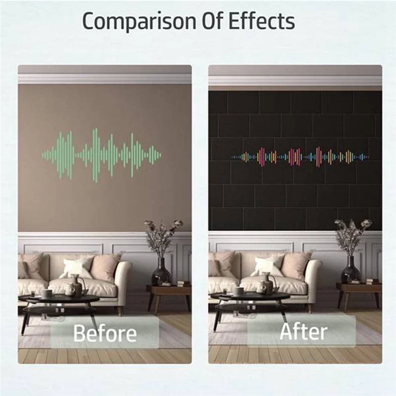 A51Q-12Pack Self-Adhesive Acoustic Panels,Sound Proof Foam Panels, High Density Soundproofing Wall Panels Durable Black 15.7X12X
A51Q-12Pack Self-Adhesive Acoustic Panels,Sound Proof Foam Panels, High Density Soundproofing Wall Panels Durable Black 15.7X12X