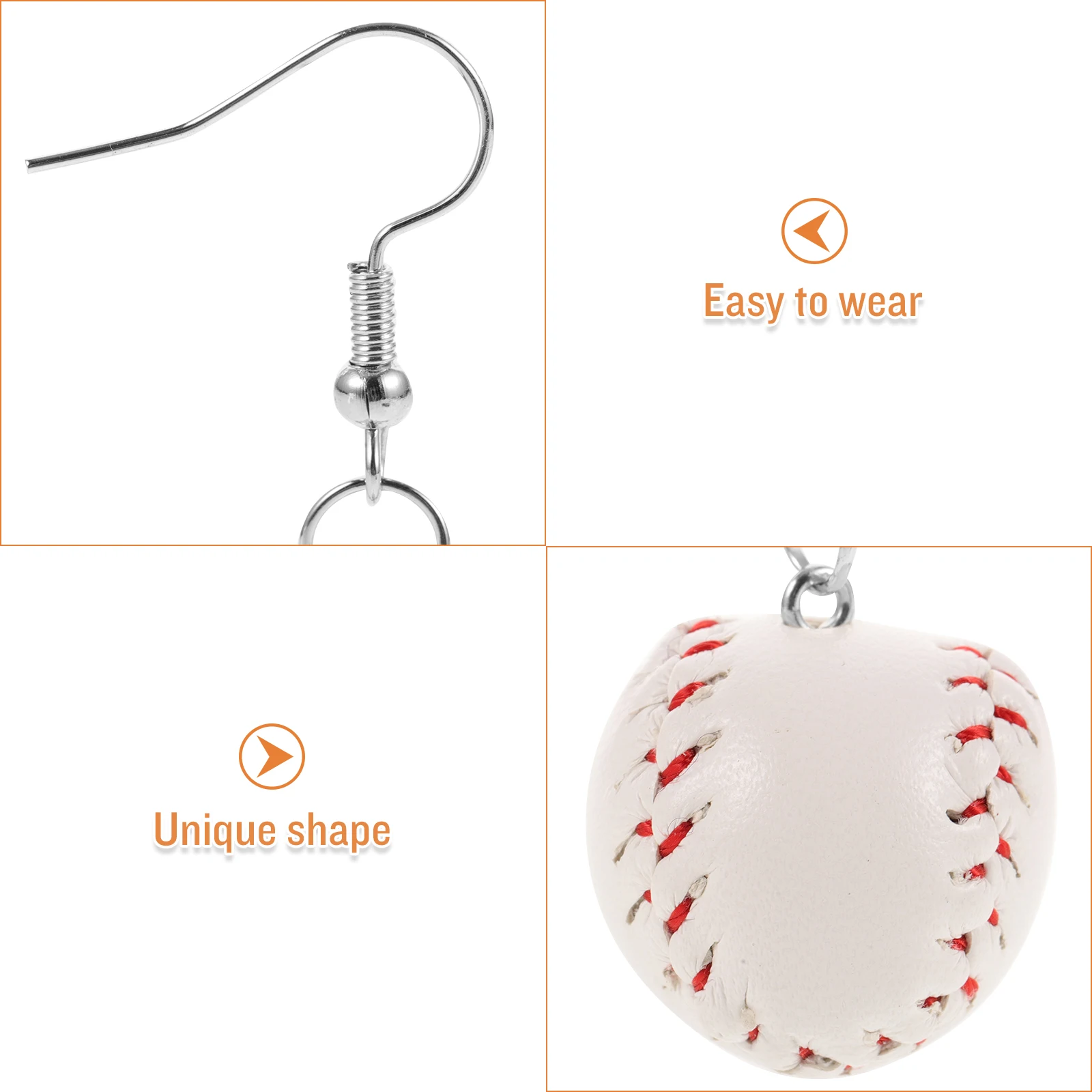 women earrings sports earrings Dangle Earrings Women Dangle Earrings 3D Baseball Earrings
women earrings sports earrings Dangle Earrings Women Dangle Earrings 3D Baseball Earrings