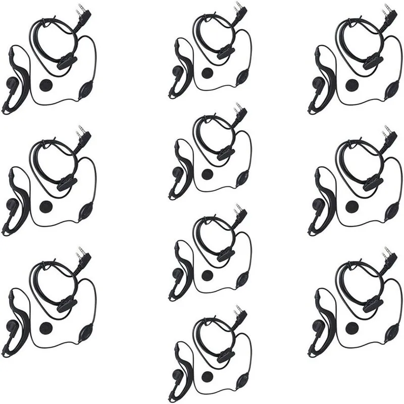 Walkie Talkie Earpiece with Mic G Shape Headset for BaoFeng Radio,Retevis UV-5R BF-888S,Arcshell H-777,RT21,RT22,Kenwood(10Pack)
Walkie Talkie Earpiece with Mic G Shape Headset for BaoFeng Radio,Retevis UV-5R BF-888S,Arcshell H-777,RT21,RT22,Kenwood(10Pack)
