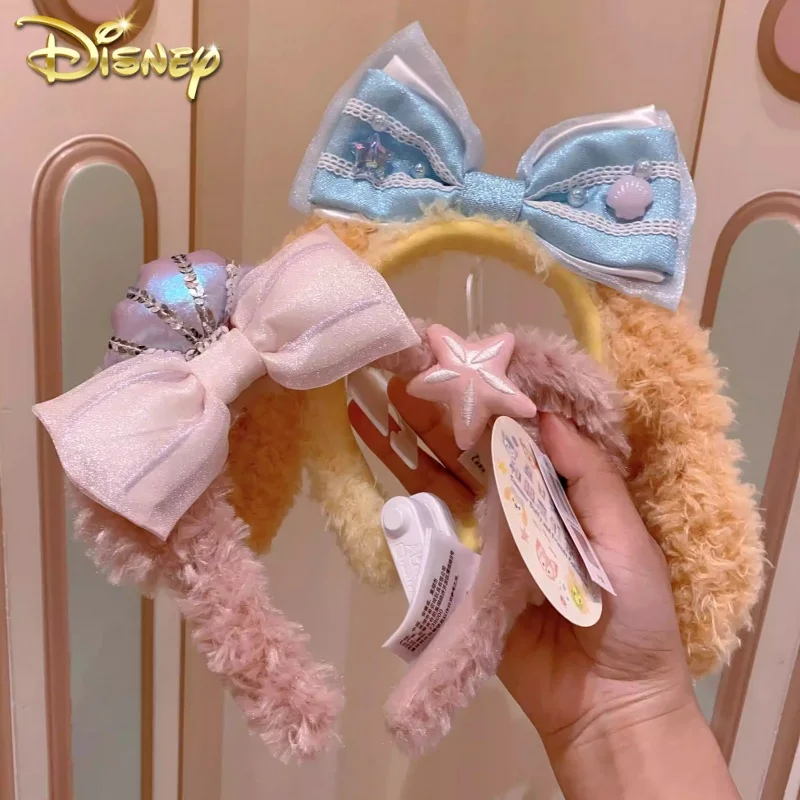 Original Disney Mickey Minnie Ears Headband Disneyland Leather Headband Hairband Sequin Bow Party Hair Accessories Gift Toy
Original Disney Mickey Minnie Ears Headband Disneyland Leather Headband Hairband Sequin Bow Party Hair Accessories Gift Toy