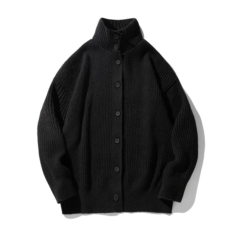 2025 Vintage New Fashion Men's Solid Color Casual Trendy Stand Collar Single-breasted Loose Knitted Swetaers Male Coats Clothes
2025 Vintage New Fashion Men's Solid Color Casual Trendy Stand Collar Single-breasted Loose Knitted Swetaers Male Coats Clothes